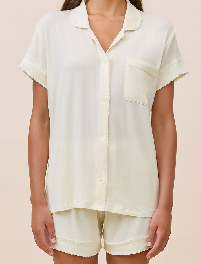 Kate Modal Soft Boxer PJ Set
