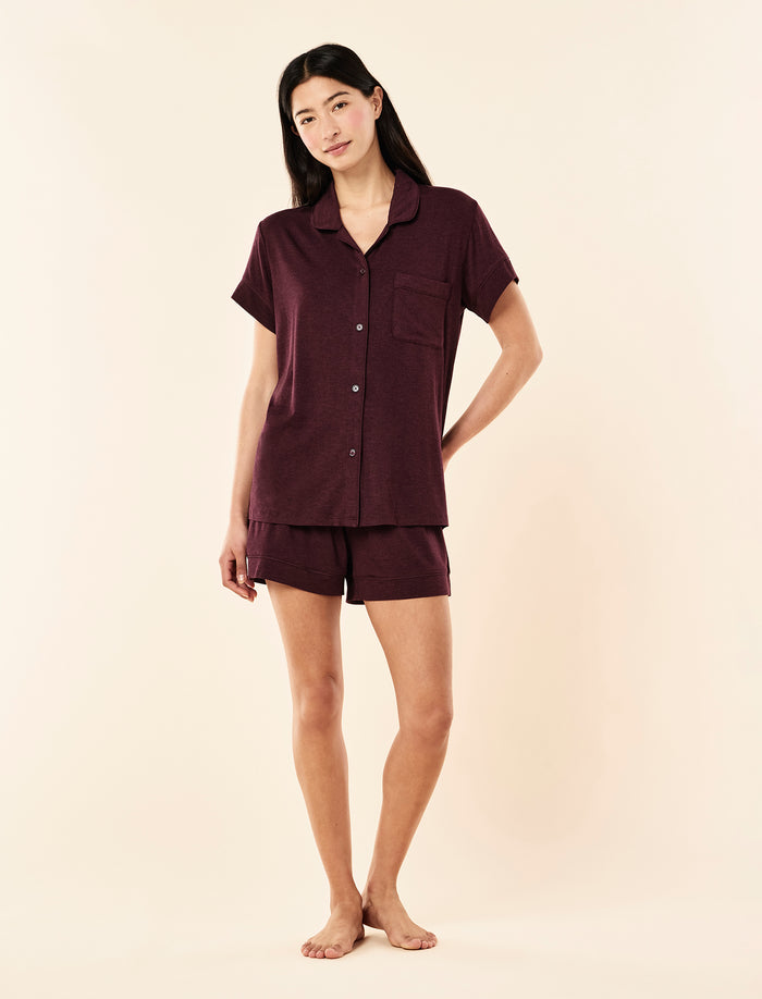 Kate Modal Soft Boxer PJ Set