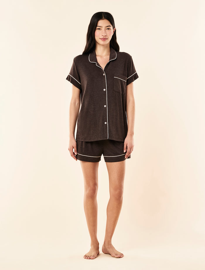Kate Modal Soft Boxer PJ Set