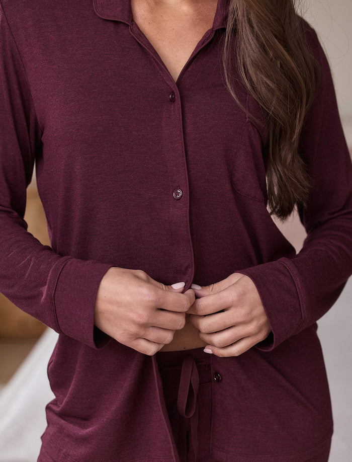 Kate Modal Soft Full Length PJ Set