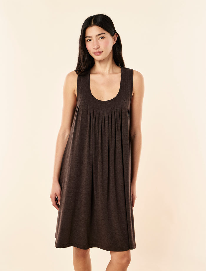 Kate Modal Soft Pleat Front Nightgown