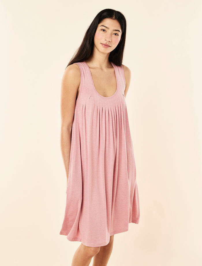 Kate Modal Soft Pleat Front Nightgown