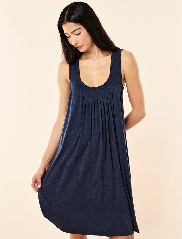 Kate Modal Soft Pleat Front Nightgown