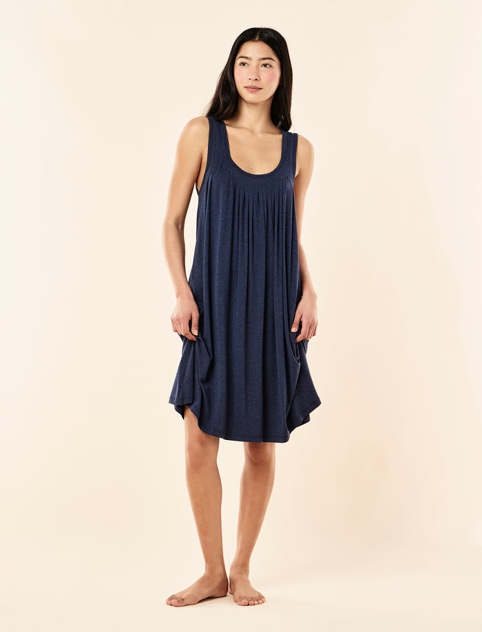 Kate Modal Soft Pleat Front Nightgown