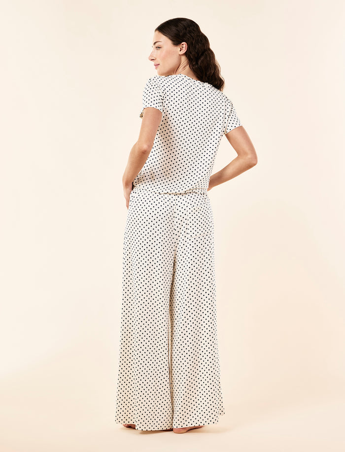 Kate Modal Soft Tee & Wide Leg Pant Set
