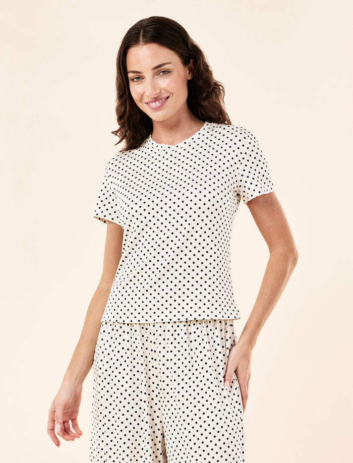 Kate Modal Soft Tee & Wide Leg Pant Set