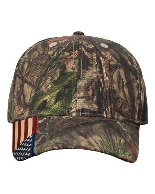 Kati LC350 Camo Woven USA Flag Cap - Ninja Transfers