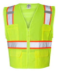 Kishigo 1163 - 1164 Ultra - Cool Solid Front Vest with Mesh Back - Ninja Transfers