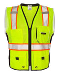 Kishigo 1513 - 1514 Premium Black Series Heavy - Duty Vest - Ninja Transfers