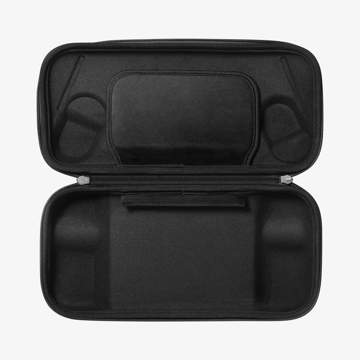 AGP09835 - Klasden Gaming Pouch 7 inch in Charcoal Gray showing the inner