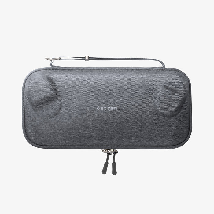 AGP09835 - Klasden Gaming Pouch 7 inch in Charcoal Gray showing the front