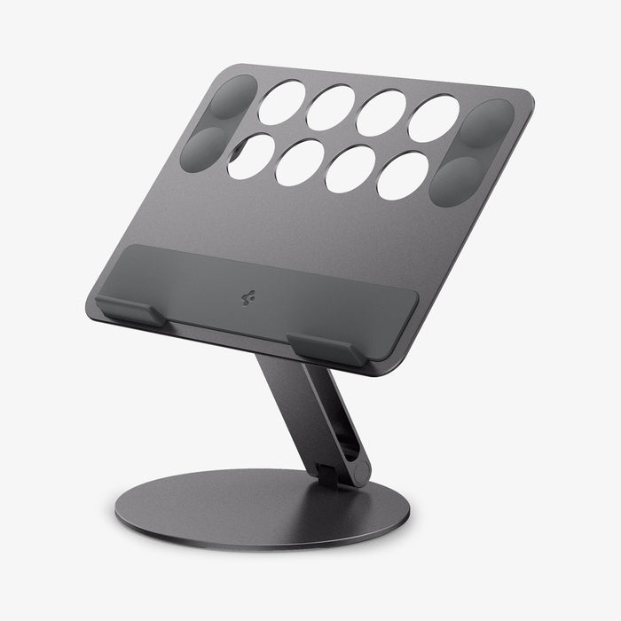 AMP09303 - Laptop Stand | LD206C in Space Gray showing the front and side