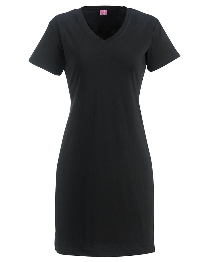 LAT 3522 Ladies' V - Neck Cover - Up - Ninja Transfers