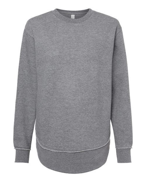 LAT 3525 Women's Weekend Fleece Crewneck Sweatshirt