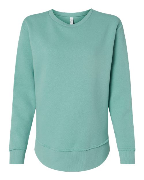 LAT 3525 Women's Weekend Fleece Crewneck Sweatshirt