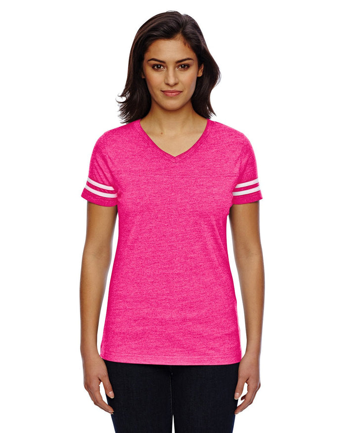 LAT 3537 Ladies' Football T-Shirt - Ninja Transfers