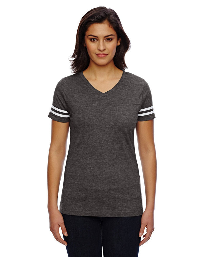 LAT 3537 Ladies' Football T-Shirt - Ninja Transfers