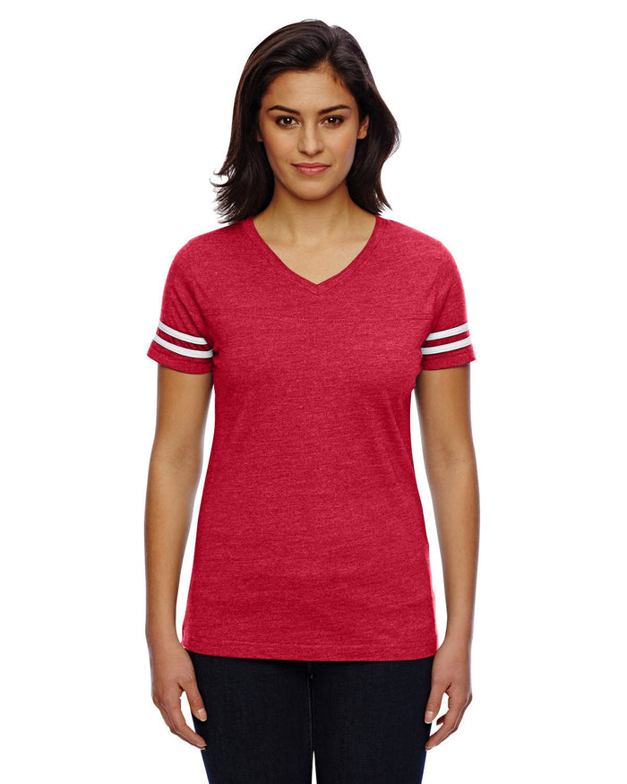LAT 3537 Ladies' Football T-Shirt - Ninja Transfers