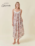 Layla Lace Front Maxi Nightgown