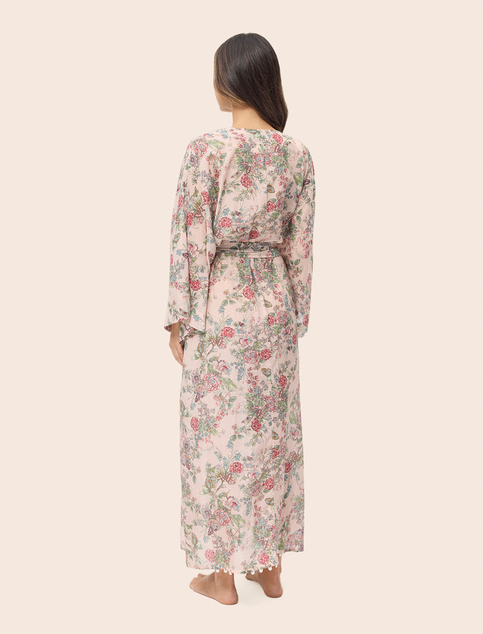 Layla Lace Kimono Maxi Robe