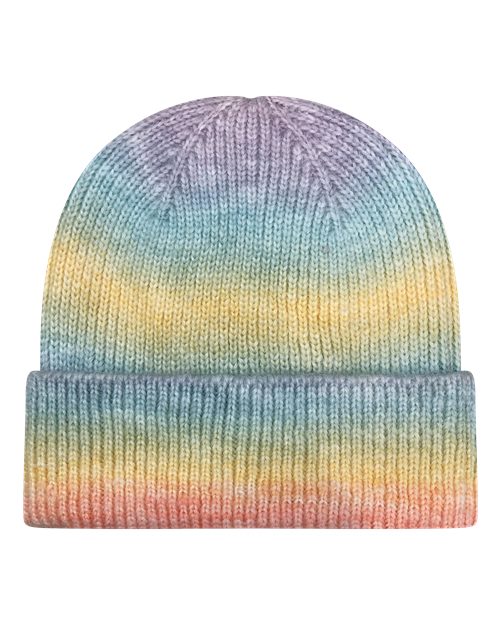 LEGACY KTDRB Tie - Dyed Ribbed Beanie - Ninja Transfers