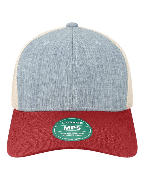 Melange Light Blue/ Cardinal/ Stone / OS