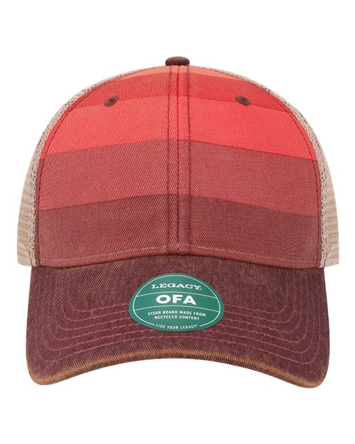 Red Stripe/ Khaki / OS