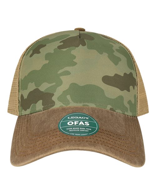LEGACY OFAFP Old Favorite Five - Panel Trucker Cap - Ninja Transfers