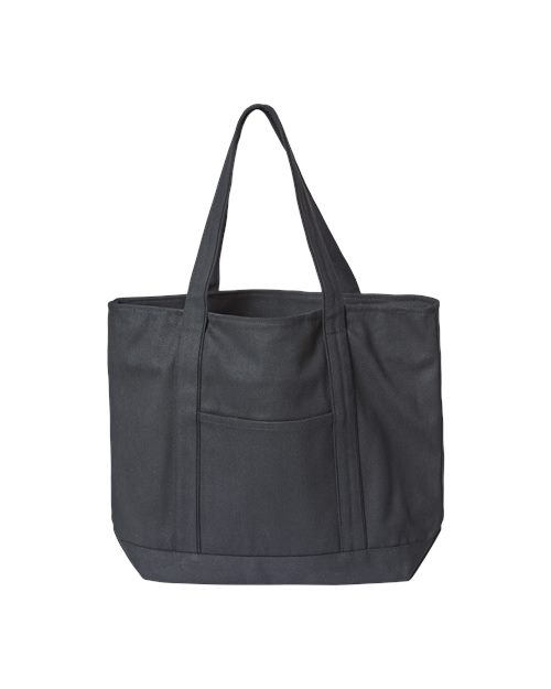 Liberty Bags 8873 XL Zippered Cotton Canvas Resort Tote