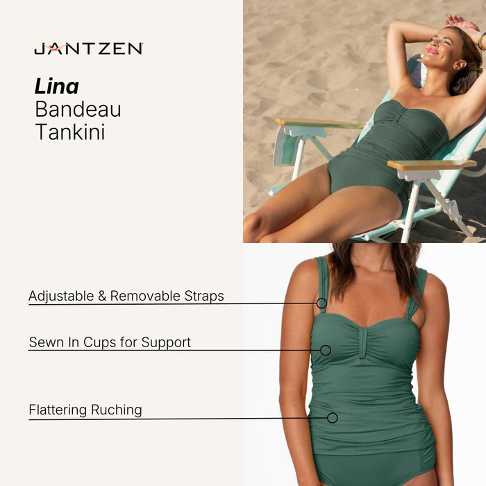 LINA BANDEAU TANKINI TOP | FINAL SALE