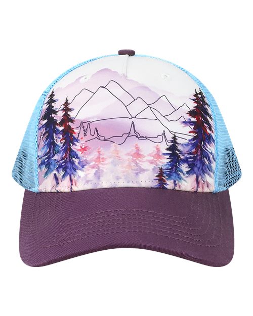 LOCALE 5PTKR Trucker Cap - Ninja Transfers