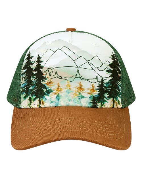 LOCALE 5PTKR Trucker Cap - Ninja Transfers
