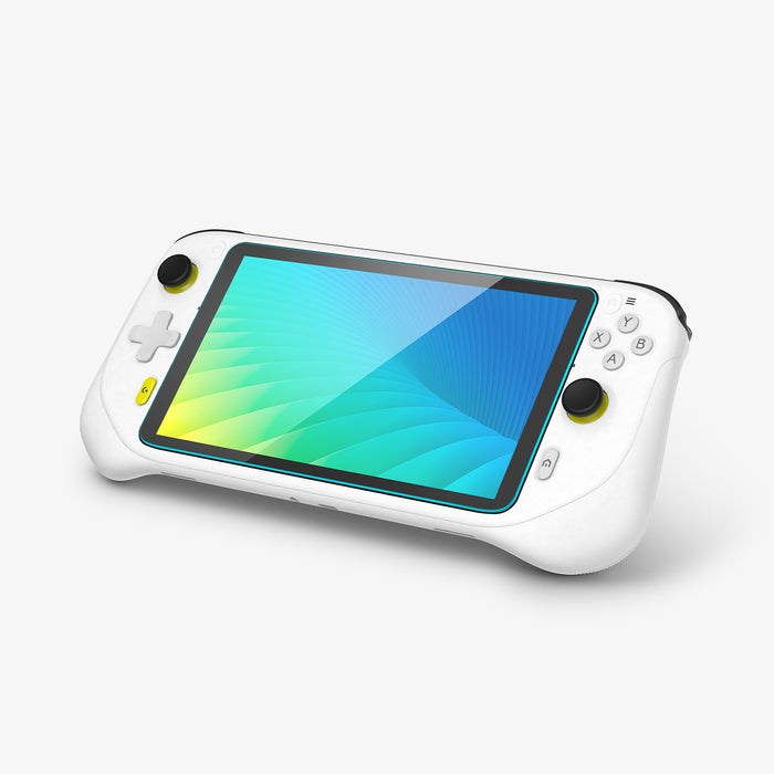 AGL09765 - Logitech G CLOUD Glas.tR SLIM in Clear showing the front, partial side and bottom