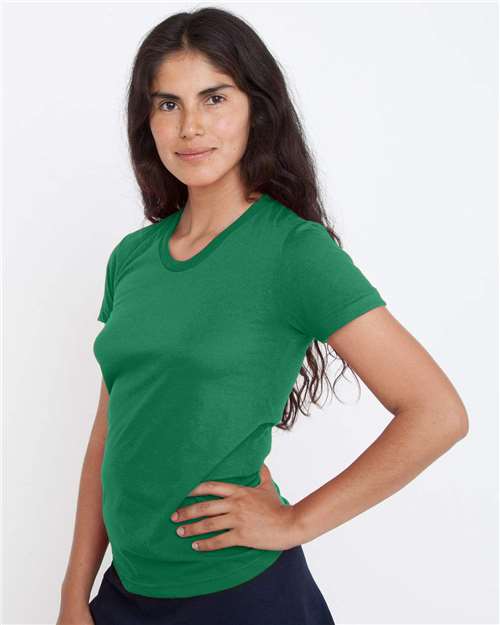 Los Angeles Apparel FF3001 USA - Made Women's 50/50 T-Shirt - Ninja Transfers