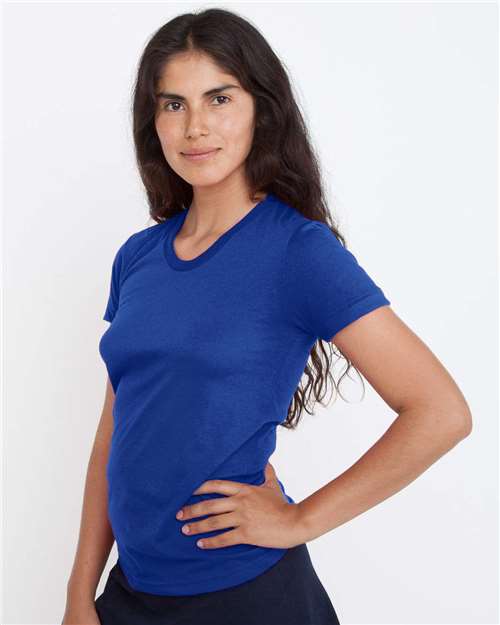 Los Angeles Apparel FF3001 USA - Made Women's 50/50 T-Shirt - Ninja Transfers