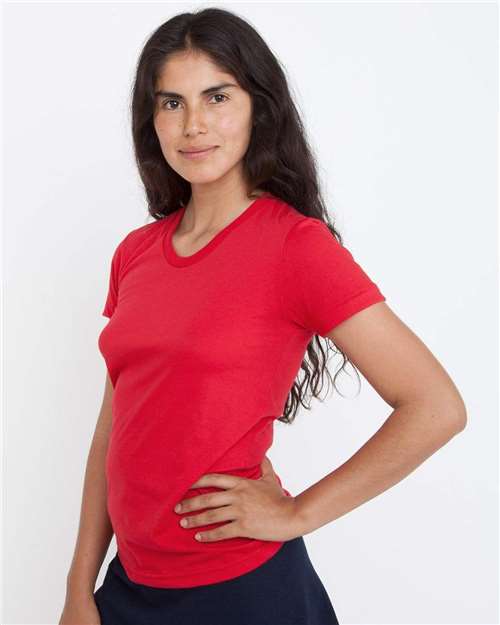 Los Angeles Apparel FF3001 USA - Made Women's 50/50 T-Shirt - Ninja Transfers