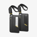 AHP08865 - luggage tag 2 pack in black showing 2 pack of luggage tag.