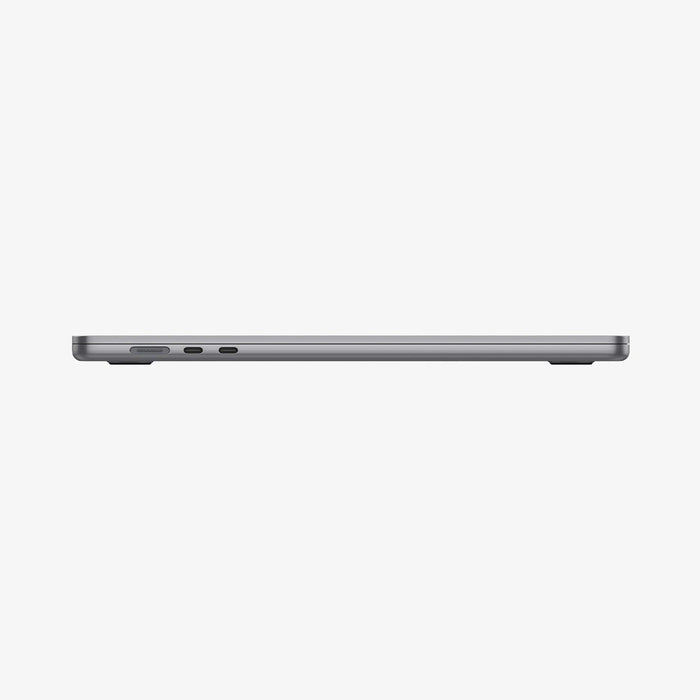 AGL06950 - MacBook Air 15" (2023) Screen Protector GLAS.tR SLIM showing the side with laptop closed