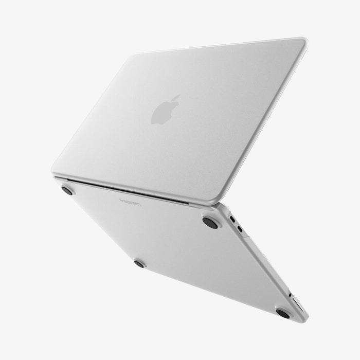 ACS11543 - MacBook Neo 13-inch Air Skin in Frost Clear showing the top, bottom and side