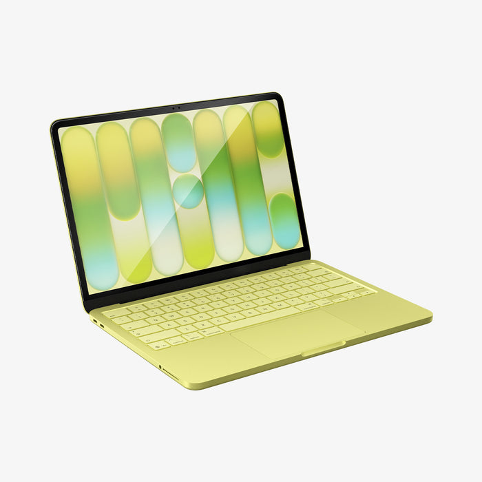 AGL11669 - MacBook Neo 13-inch Glas.tR Slim in Clear showing side