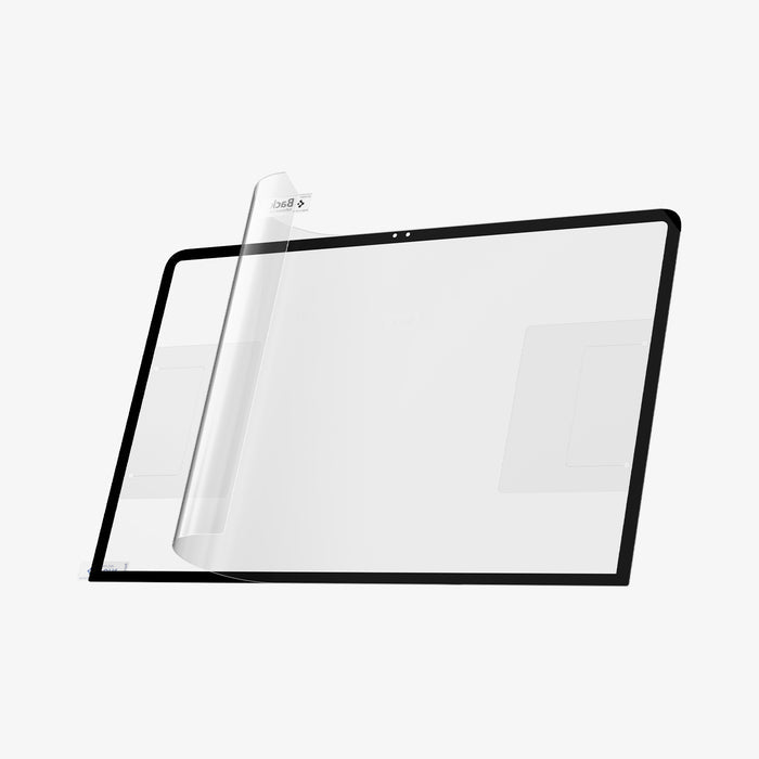 AGL11669 - MacBook Neo 13-inch Glas.tR Slim in Clear showing side