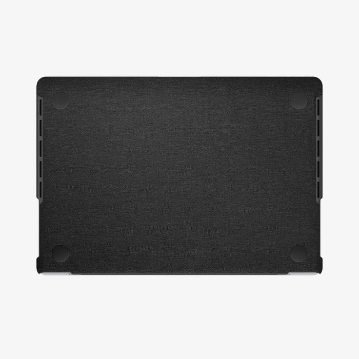 ACS04213 - MacBook Pro 14" Case Urban Fit in black showing the bottom