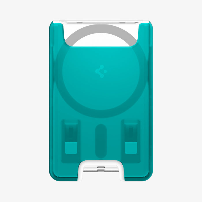 AFA07397 - MagSafe Card Holder Classic C1 (MagFit) in Bondi Blue showing the front