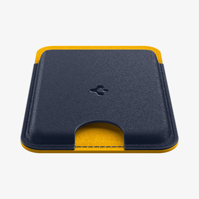 AFA06390 - MagSafe Card Holder Nano Pop (Mag Fit) in Blueberry Navy showing the front and bottom