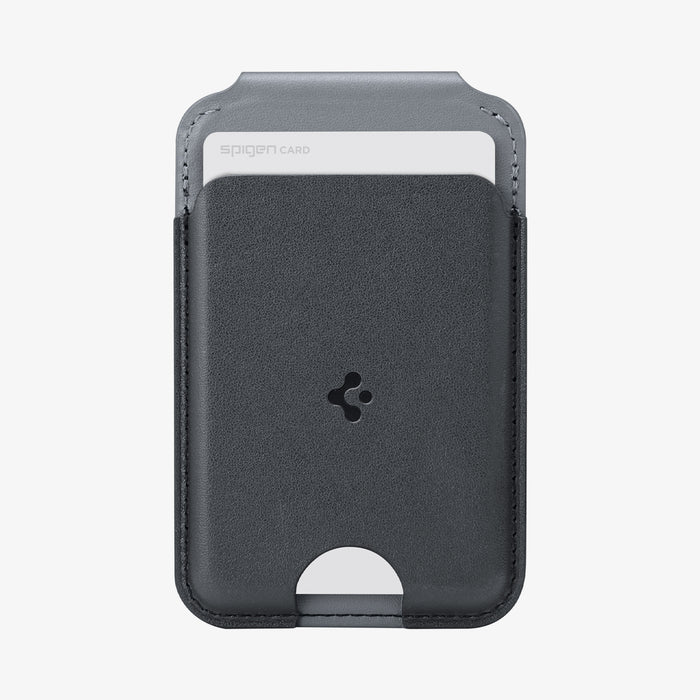 AFA11334 - MagSafe Card Holder Nano Pop S (Mag Fit)  in Black Sesame showing front