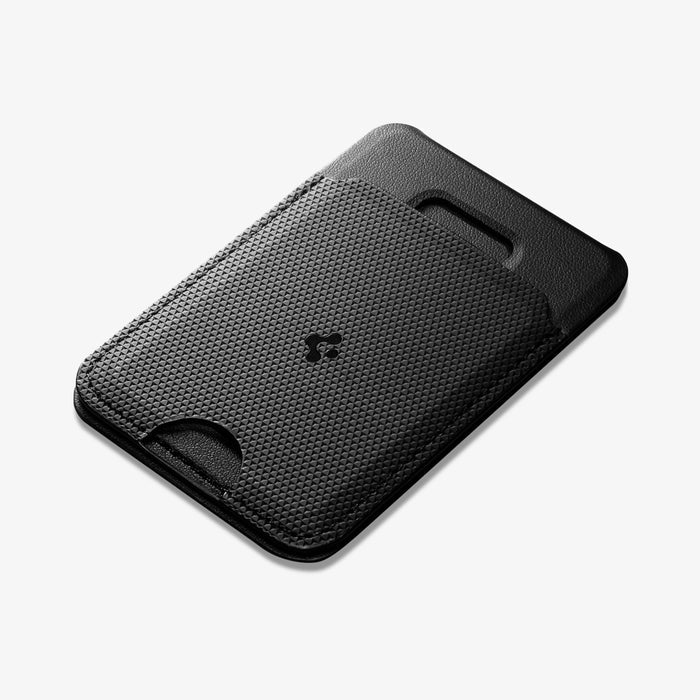 AFA10405 - MagSafe Card Holder Slim Fold (MagFit) | S314-1 in Black showing the back of the product