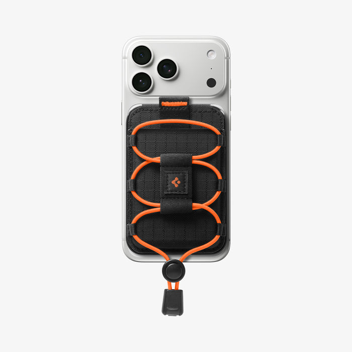 AFA10552 - Tiefit Card Holder (MagFit) in Black showing back
