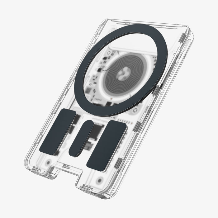 AFA11403 - MagSafe Card Holder Ultra Hybrid Neo One (Mag Fit) showing magnetic attachment design on back of NeoOne MagFit wallet card holder