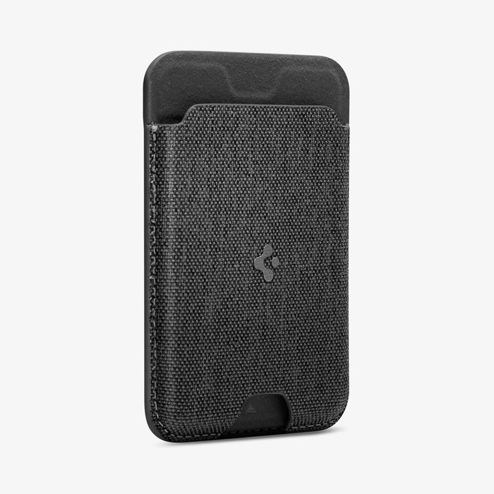 AFA11335 - Spigen MagFit Urban Fit Wallet standalone view showing slim fabric card holder design