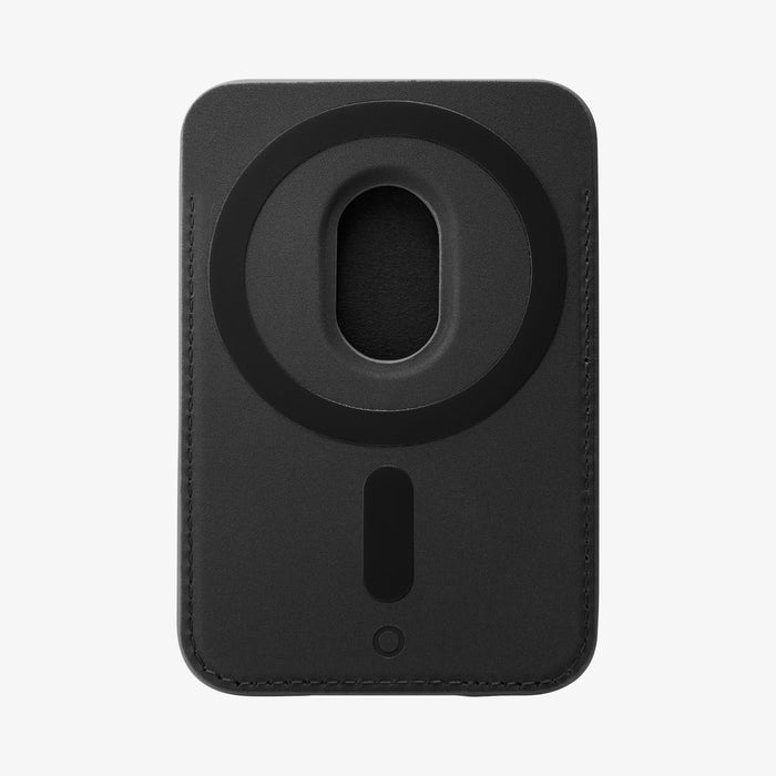 AMP02284 - MagSafe Card Holder Valentinus (MagFit) in black showing the back